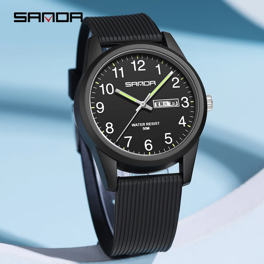 SANDA Brand Luxury Watches For Women Luminous Retro Female