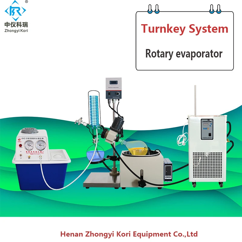 RE-201D Laboratory heating equipment Glass distillation kit Rotavapor Rotovap Vacuum Rotary Evaporator Price with Evaporation