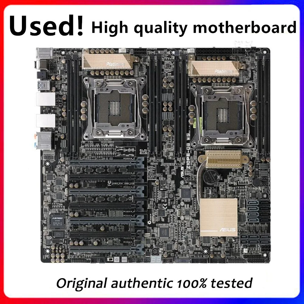 

For ASUS Z10PE-D8 WS Used original For Intel C612 Server Workstation Socket LGA 2011 V3 DDR4 X99 Motherboard