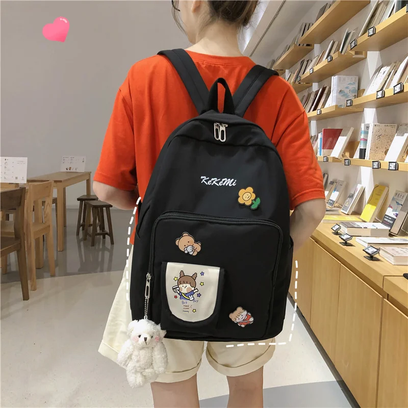 

Weysfor Student Mochila School Bag Men Women Waterproof Large Capacity Travel Backpack Book Packbags Shoulder Rucksack