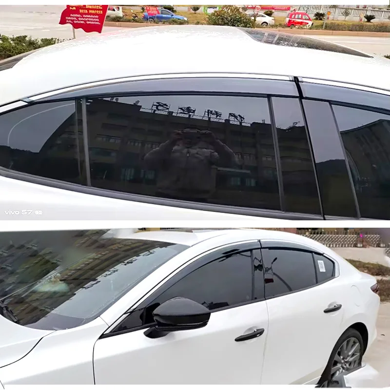 High Quality Door Window Rain Guard Sun Shade Visor Deflector For Mazda 3 Sedan