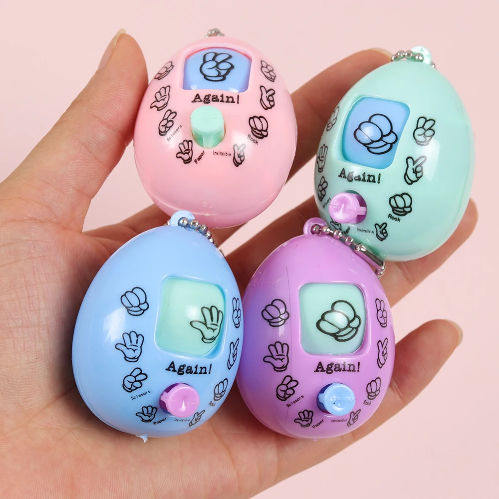 

6Pcs Mini Mora Device Fair Finger-guessing Game Rock Paper Scissors Play Toy Birthday Party Favors Pinata Filler Carnival Prizes