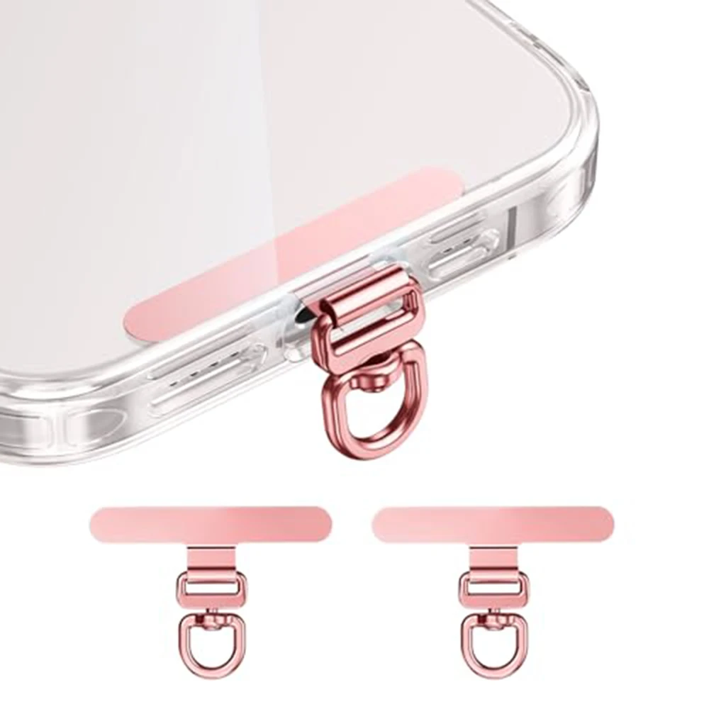 Universal 360° Rotating Stainless Steel Phone Lanyard Clip Holder