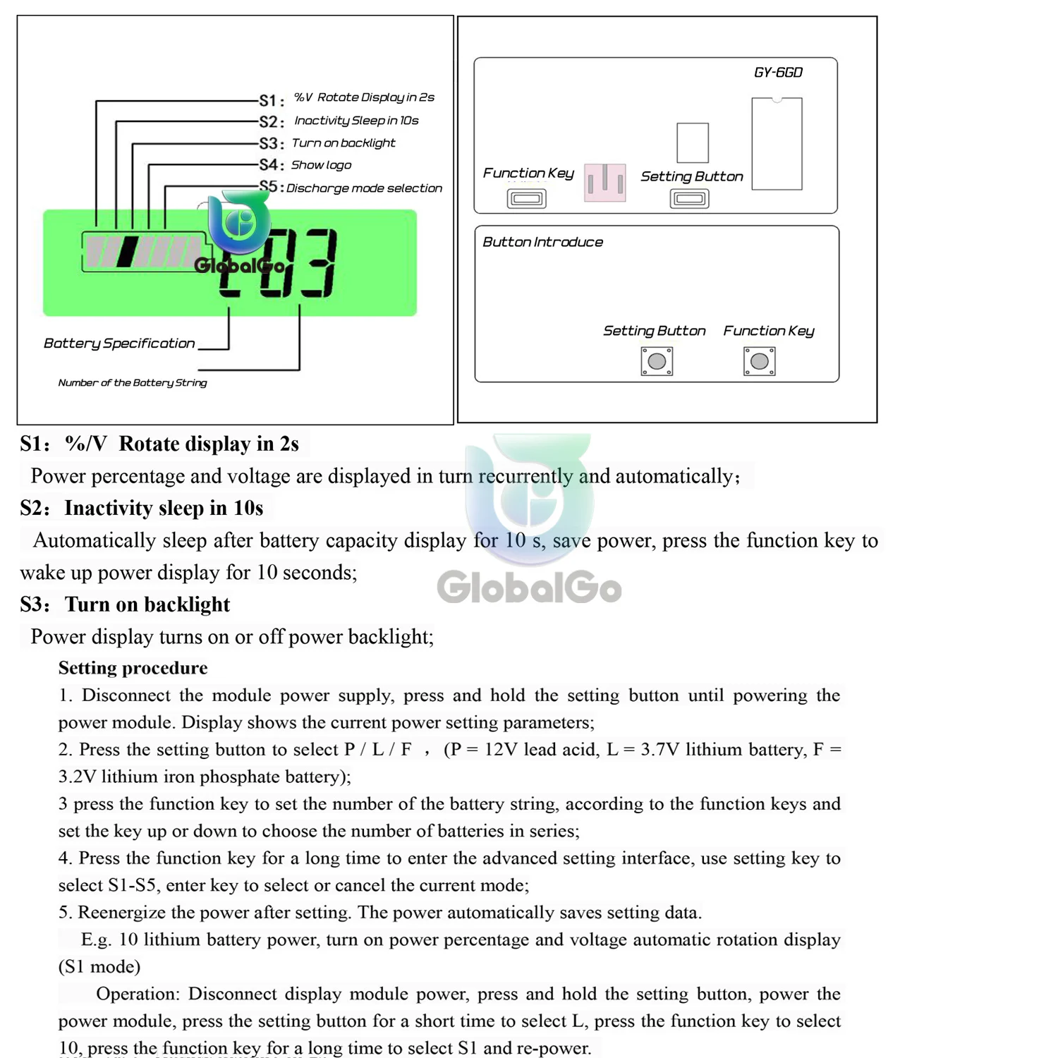 Lithium Battery Capacity Indicator 6-73V LCD Acid Lead Lithium Battery Tester Voltmeter Voltage Tester Battery tester Lithium battery tester Voltage tester