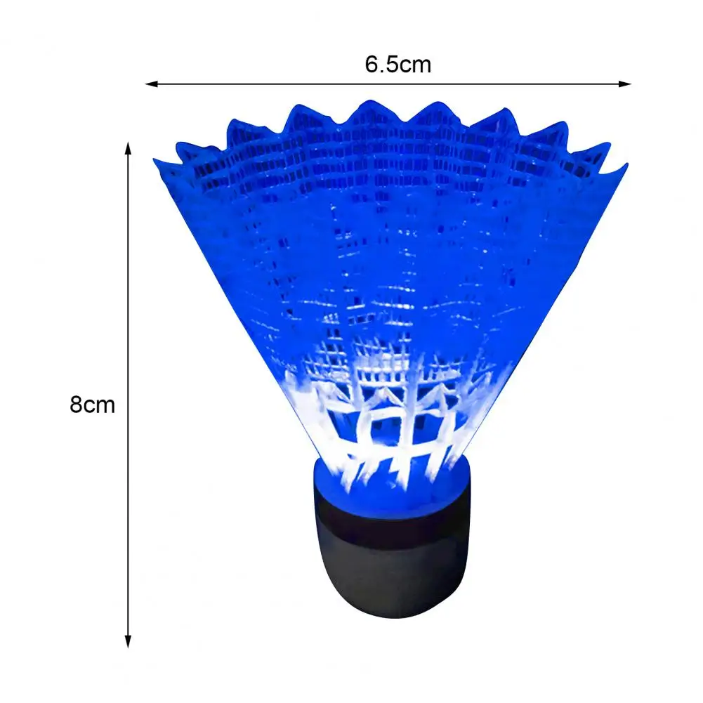 4Pcs/Set Bright Color Portable Stable Flying LED Lighting Birdies Shuttlecock for Outdoor badminton shuttlecock feather shuttlecock