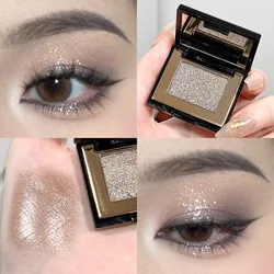 Glittering Blue & Beige Highlighter Eyeshadow Palette - Matte & Pearlescent Finish - 1.8g (07)