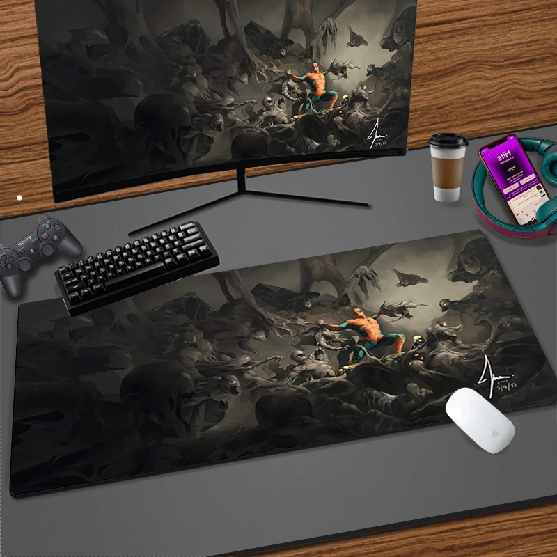 Laptop Marvel Spider-Man Gaming Mouse Pad Office Accessories 900x400 Xxl Mouse Mat HD Cool Game Mats Anti-skid Thicker Mousepad lenovo thinkplus m80 office lightweight ergonomic laptop mouse specification wireless