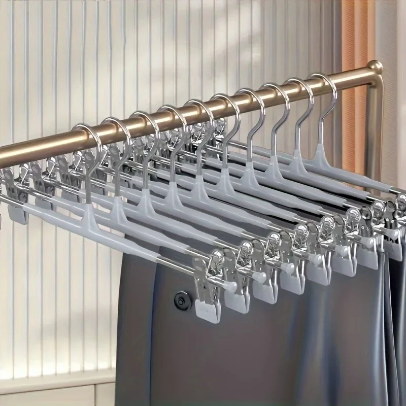 1Pc/5pcs Stainless steel storage rack clothes finishing rack