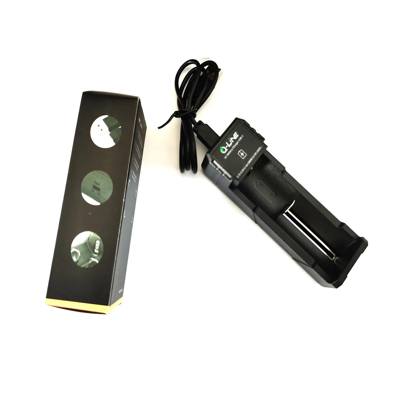 2pcs USB Type-C 리튬 배터리 충전기
