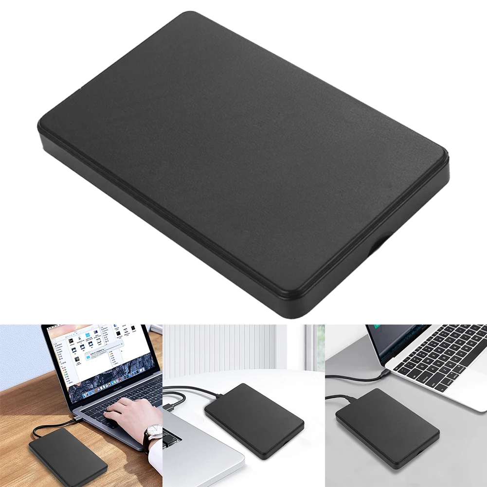 SATA SSD Enclosure Solid State Drive Enclosure USB 3.1 Hard Drive Case Tool Free Portable SSD Case 10Gbps Speed For 2.5 Inch