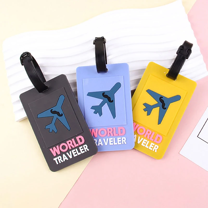 

Luggages Tag Creative Baggage Boarding Tags Suitcase ID Address Holder Luggage Tags Label Travel Bag Parts Accessories