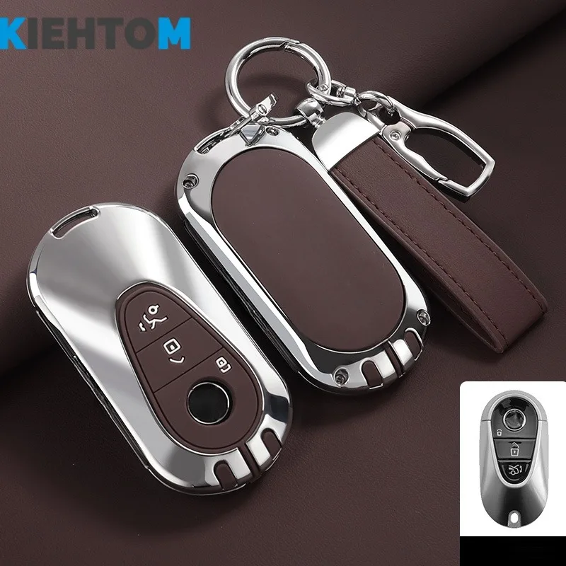 Чехол для автомобильного ключа Mercedes-Benz Glc300l C200l C260l Glc260 E300l Premium Sense Key чехол Shell Buckle 2024