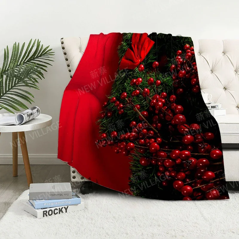 Home decoration plush Sofa blanket Christmas Bedspread on the bed anime fluffy soft blankets thick blanket for winter