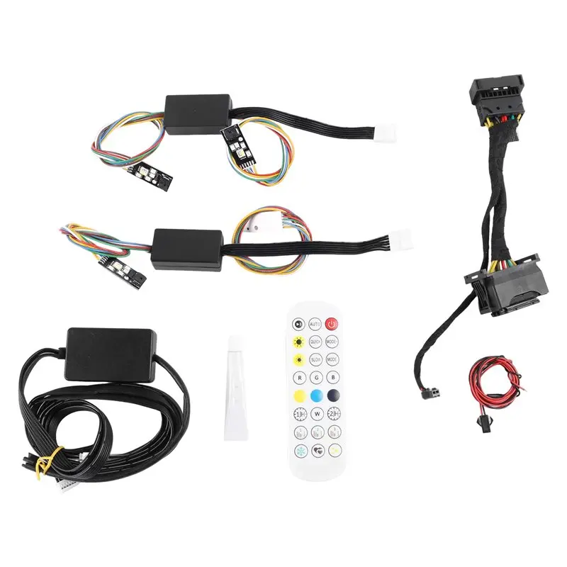 【파티 데이】BMW F32 F33 F36 4 시리즈 F82 Pre LCI 2013-2016 RGB 멀티컬러 LED 보드 DRL 모듈 주간 주행등용 RGBW