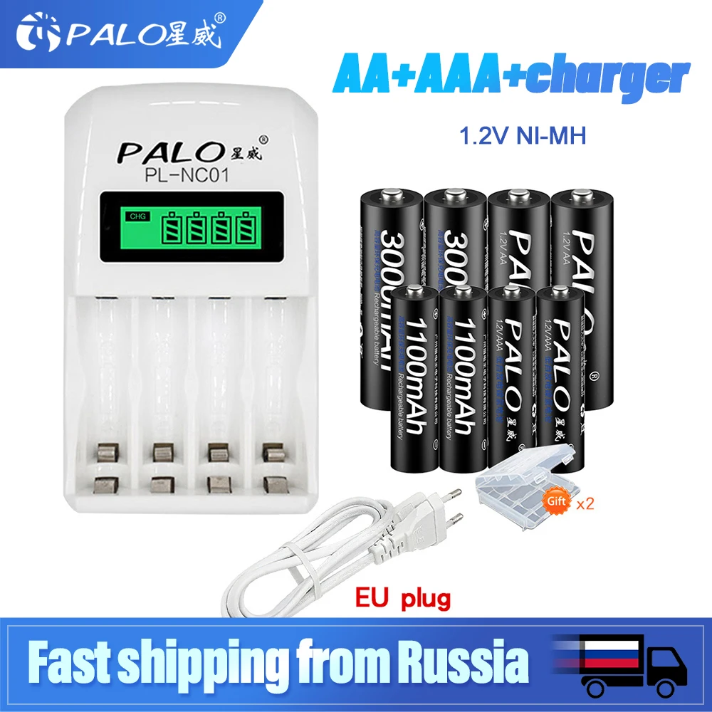 Blíster 2 pilas recargables AAA Ni-Mh 1000mAh alta capacidad Panasonic