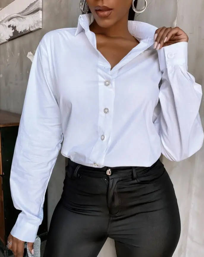 New Fashion 2024 Summer Casual Sexy Elegant Blouses Shirt Crisscross Backless Ruffles Shirt Female Clothing Outfits