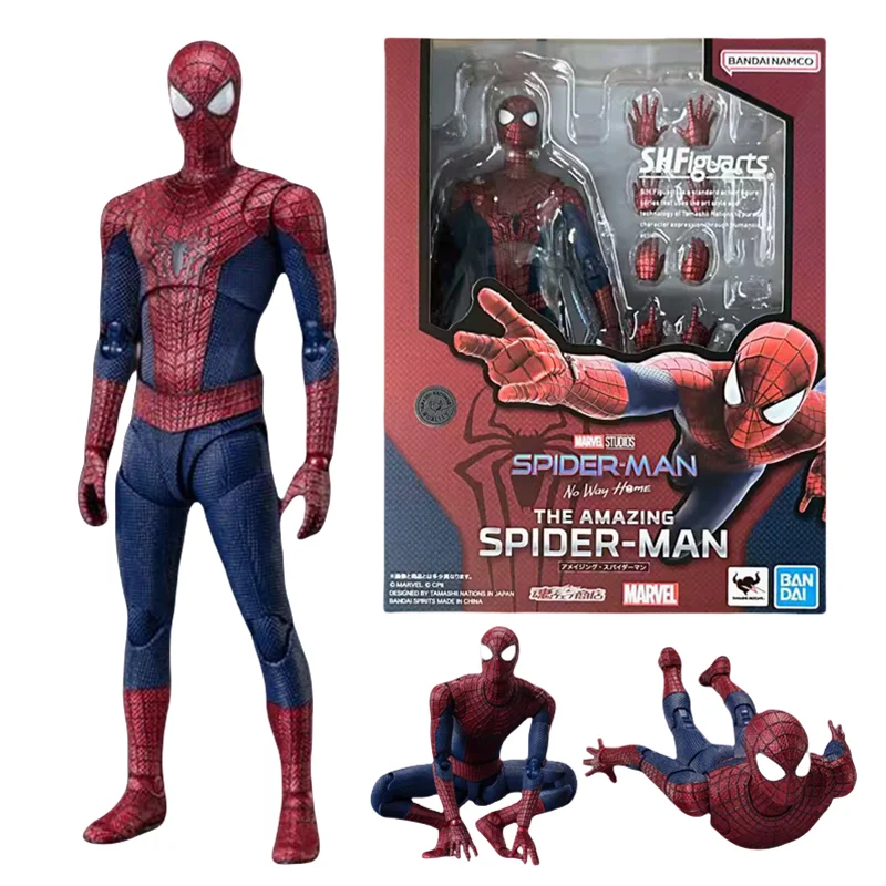 BANDAI Spider-Man Figurka Zabawki S.h.figuarts The Amazing