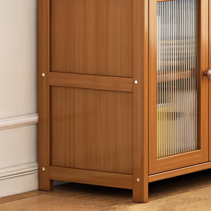 Kitchen Sideboards 찬장 Cabinet Bakers Rack, Dish Storage Rack, Microwave Oven Stand with Shelves, Standing Utility Cabinet 부엌 캐비닛