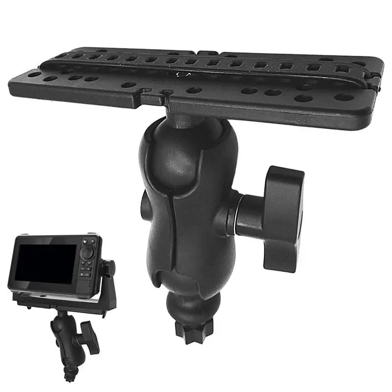 Support pivotant pour sondeur poissons GPS avec plaque de base support électronique navigation pêche