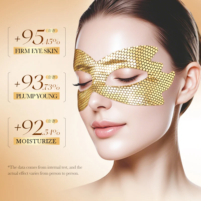 SADOER Caffeine Golden Peptide Eye Mask Anti Dark Circle Moisturizing Anti wrinkle Anti-aging Eye Patches Korean Skin Care