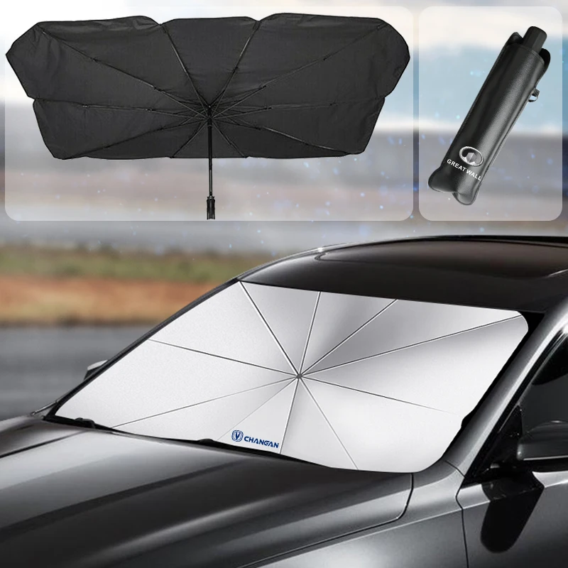 Car Window Windshield Cover Folding Sunshade Umbrella For Hyundai Tucson 2021 Accent I10 I20