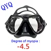 Myopia Diving Masks Snorkeling Set Nearsighted Swimming Goggle Short Sighted Nearsightedness -1.5 to -9.0 4