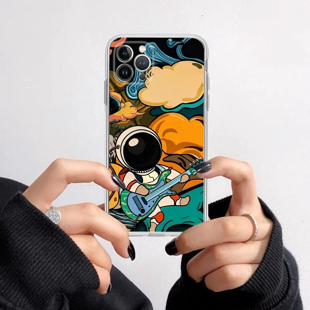 Cartoon Astronaut Phone Case