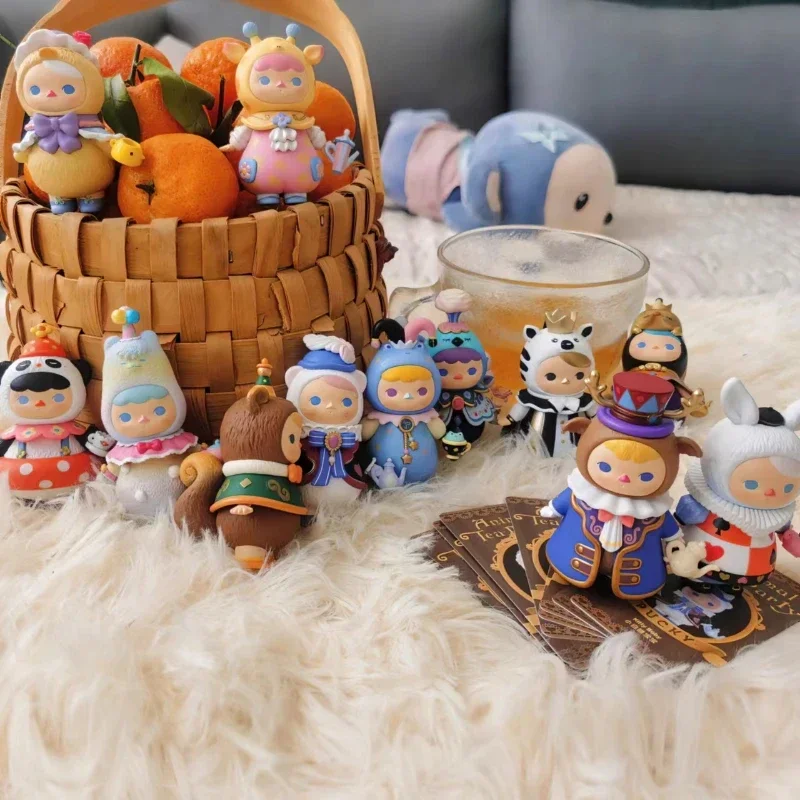 

Cute Anime Figure Kid Gift Surprise Original Animal Tea Party Series Blind Box Toys Model Free Shipping