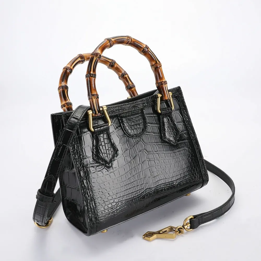 

2023 New Designer Crocodile Leather Women Handbag Business Leisure Genuine Leather Lady Bag High Grade Shoulder Crossbody Bag 45