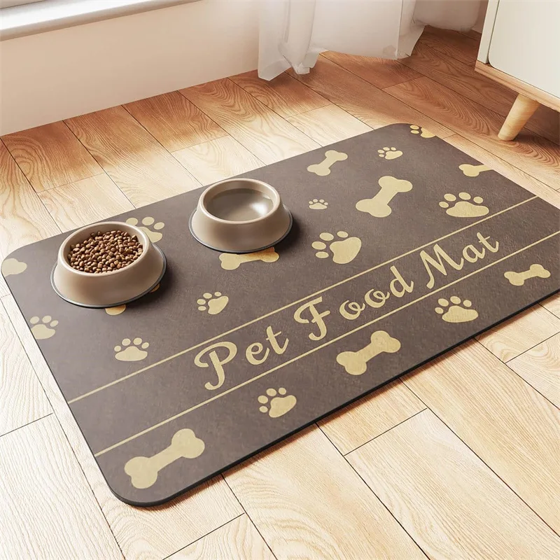 Pet Placemat - Quick-Dry, Waterproof Feeding & Drinking Mat