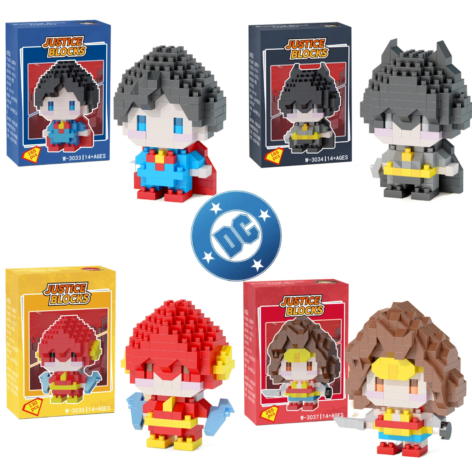 Batman, Superman, Bausteine, Detective Comics, Justice League, Wonder Woman, The Flash, DC-Charaktermodell, Spielzeug für Kinder