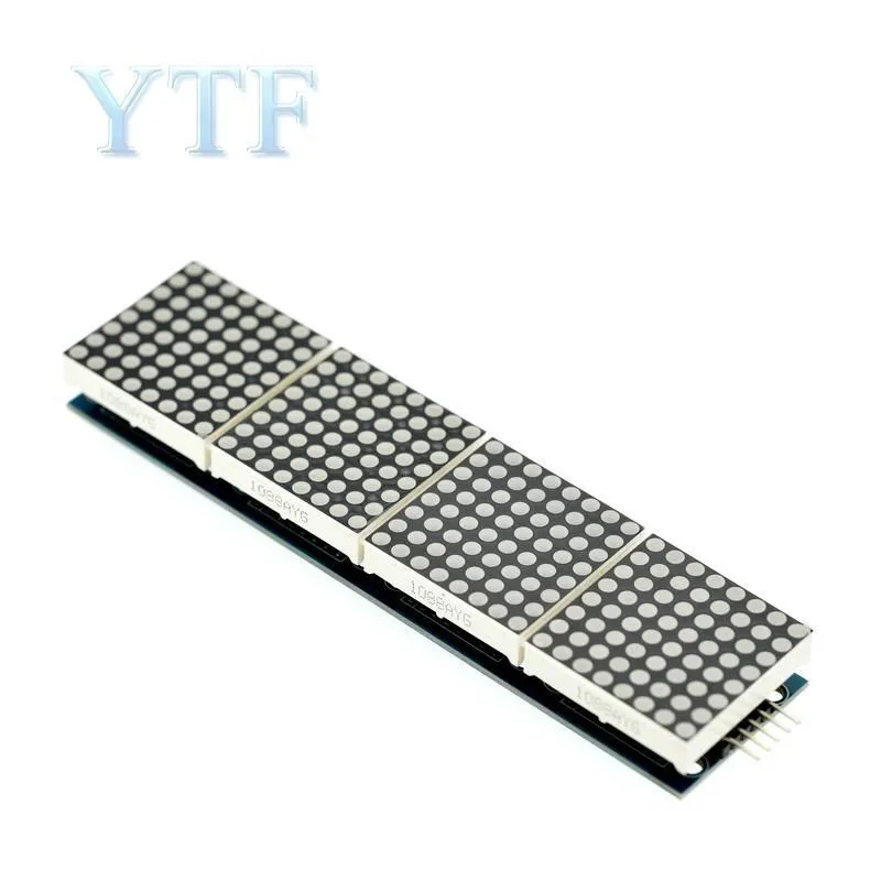 MAX7219 ��Ʈ ��Ʈ���� ��� ���� ����ũ�� ��Ʈ�ѷ� 4-in-1 ���÷���, 5P ���� ���� (H6A4)