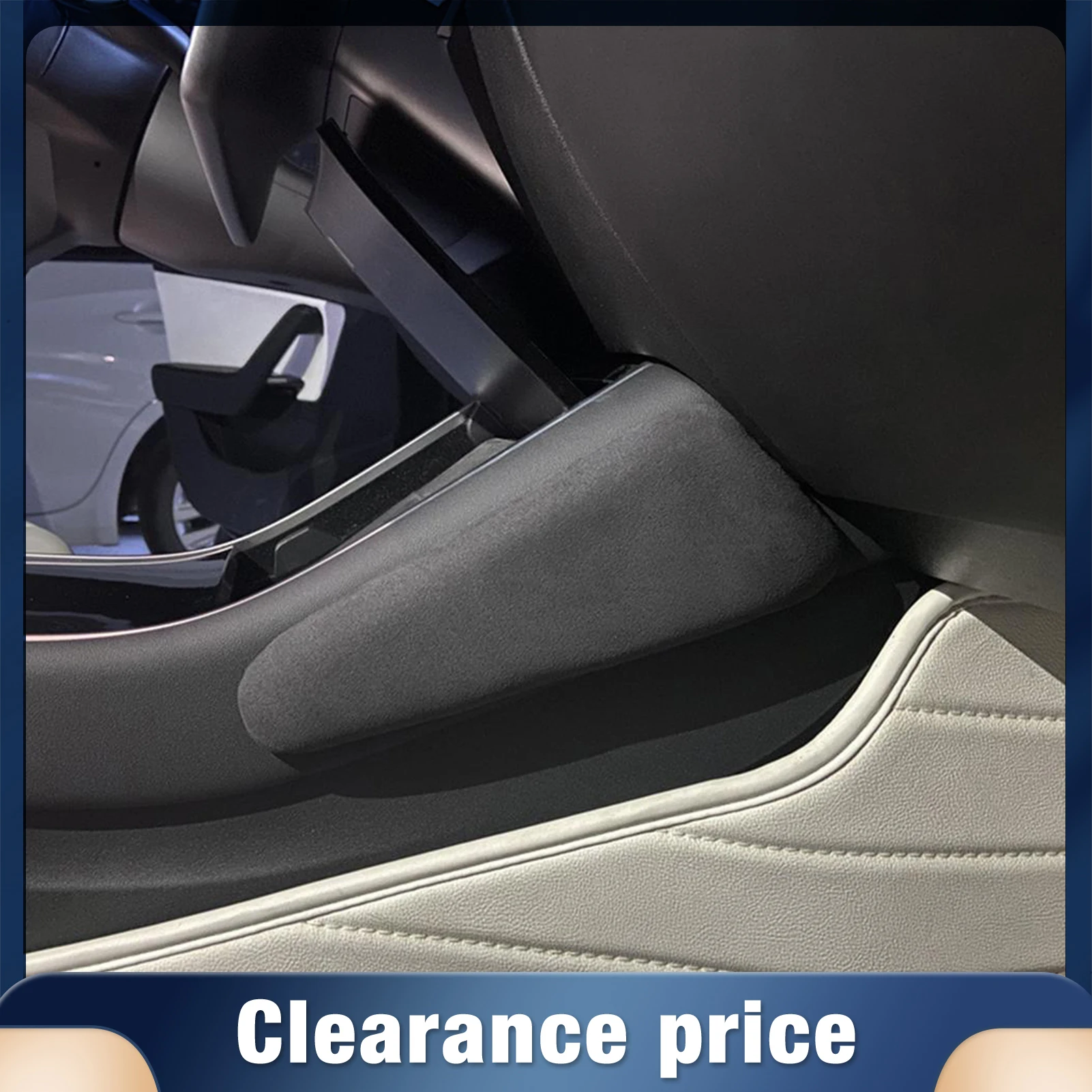 SuedeCarKneePadCushionCenterConsoleKneePillowLegPadThigh