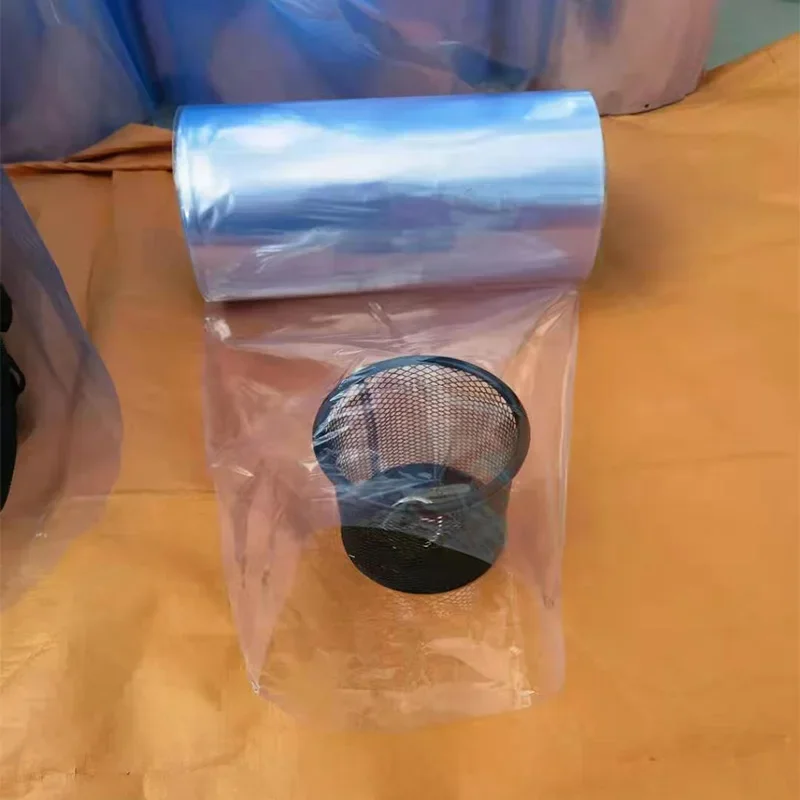 PVC heat Shrink Clear Film Membrane Plastic Cosmetic Book Box shoes Packaging Canister Hot Shrinkable tube Transparent cylinder 3