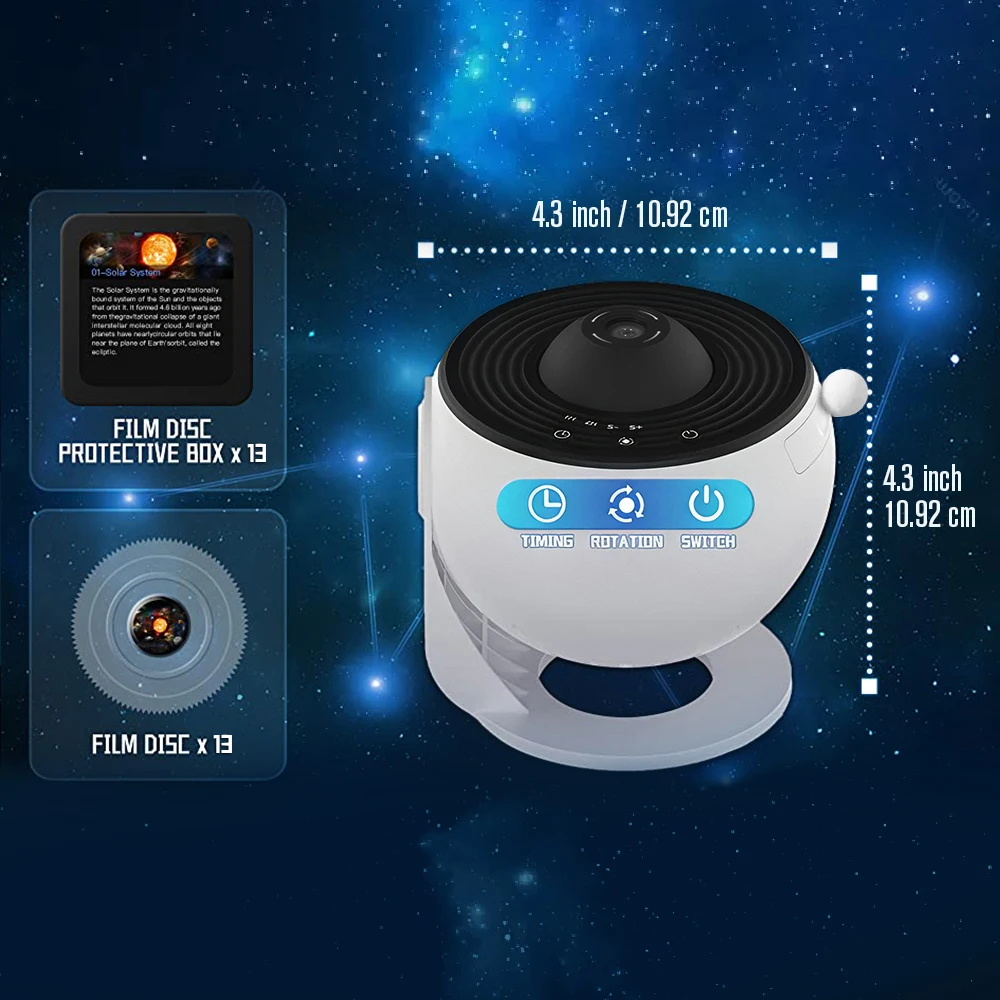 13 in 1 Star Projector Planetarium Galaxy Projector for Bedroom Aurora Projector Night Light Projector for Kids Adults led night light night light star projector lamp led night lamp