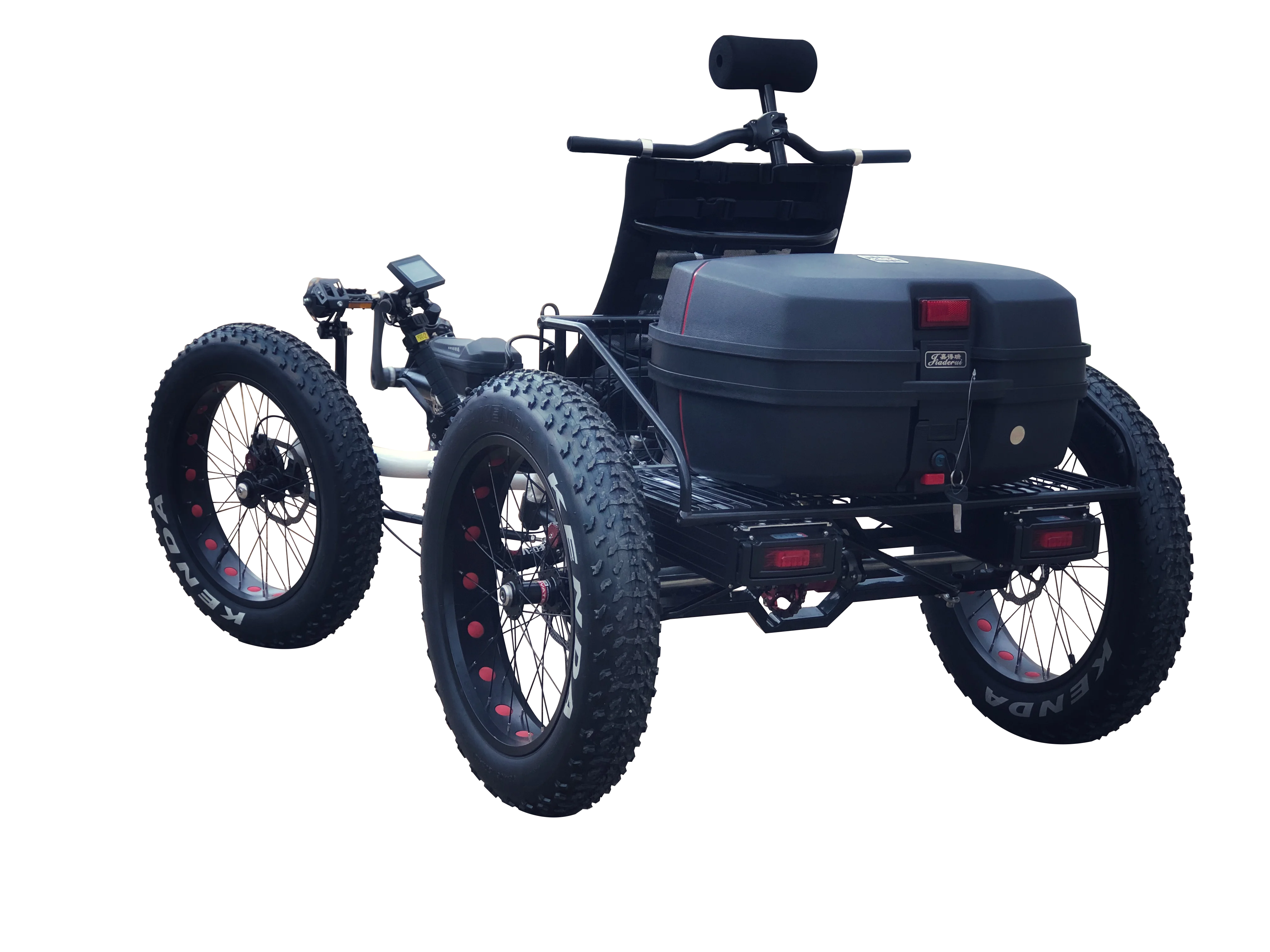 Mountain Off-road Bafang Electric Fat Tire Recumbent Quadricycle