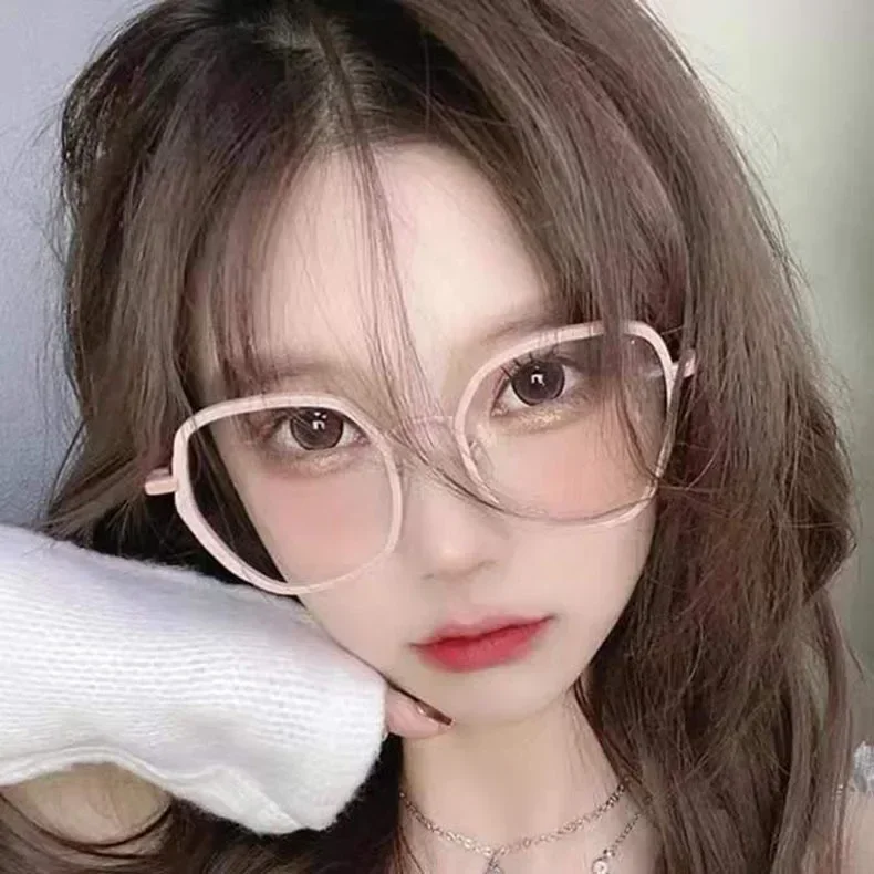 

Big Frame Square Anti-blue Light Glasses New European and American Fashion Color Matching Trend Glasses Frame
