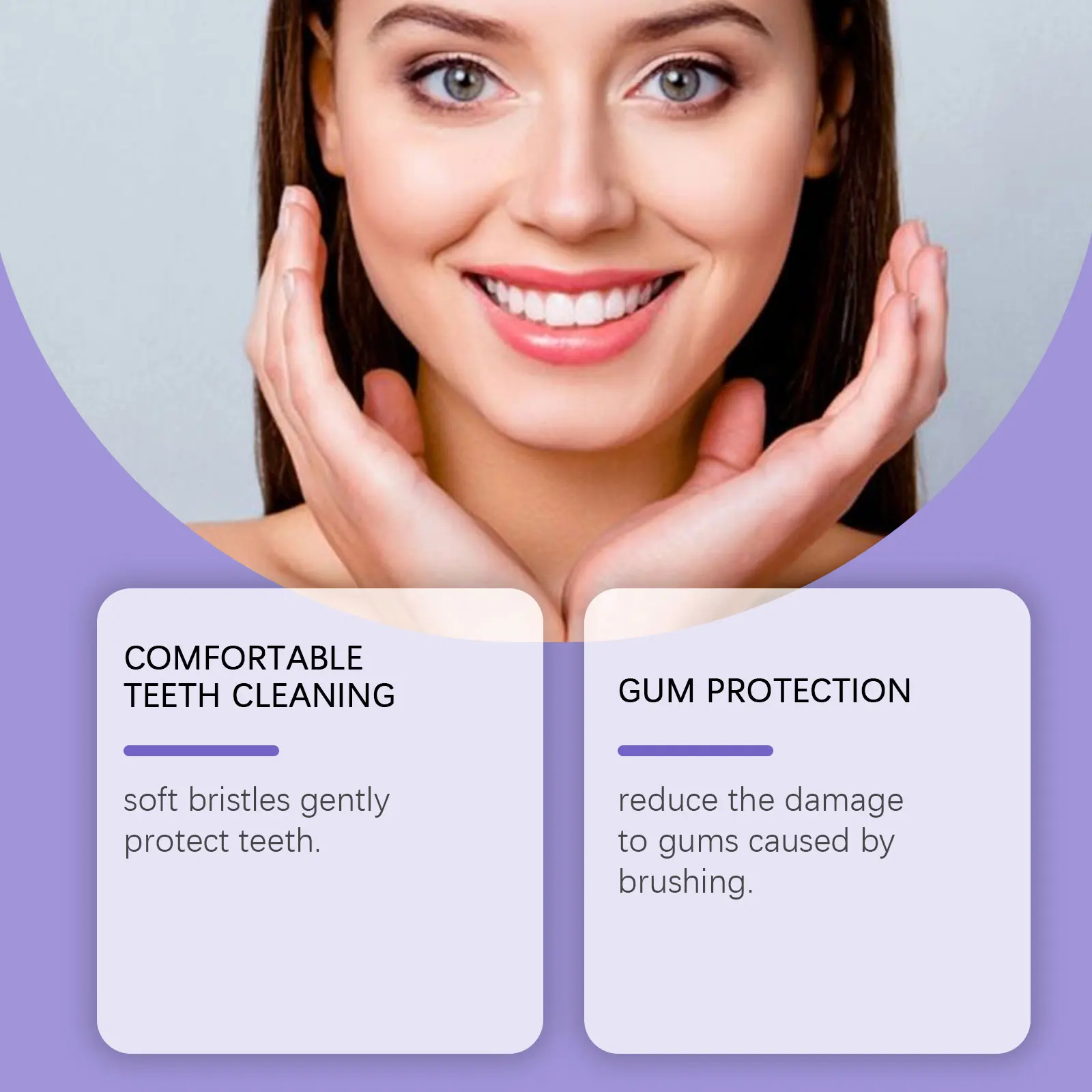 Gum-Care Wide-Head Toothbrush - Gentle Daily Soft-Bristle Design, Cleans Teeth, Protects Gums, For Oral Care