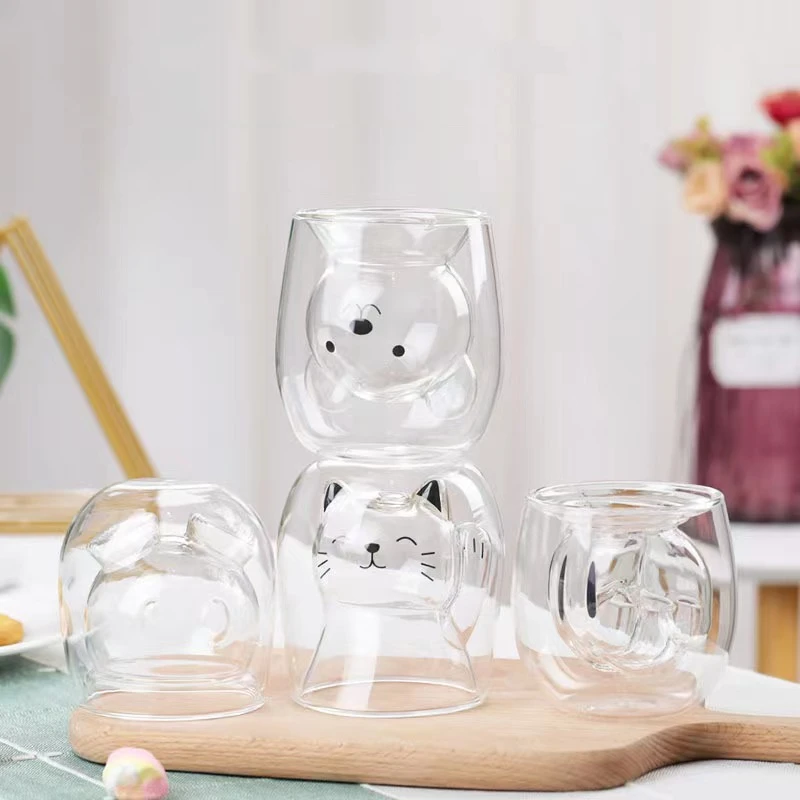 Cute Glass Pig Cup / Cute Coffee Cup / Clear Coffee Mug / Cute Mugs / Pig  Mug