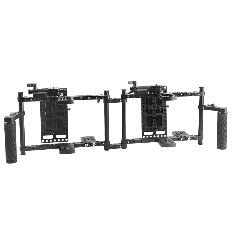 

Q100 Monitor Handheld Rabbit Cage Astro Wood Bracket 7-Inch Dual Handheld Aluminum Alloy Monitor Dual Monitor