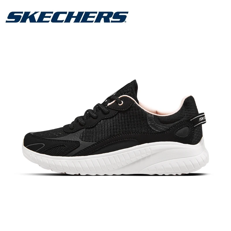 

Женские кроссовки для бега на платформе Skechers, дышащие легкие кроссовки на плоской подошве, Нескользящие, для улицы и спортзала