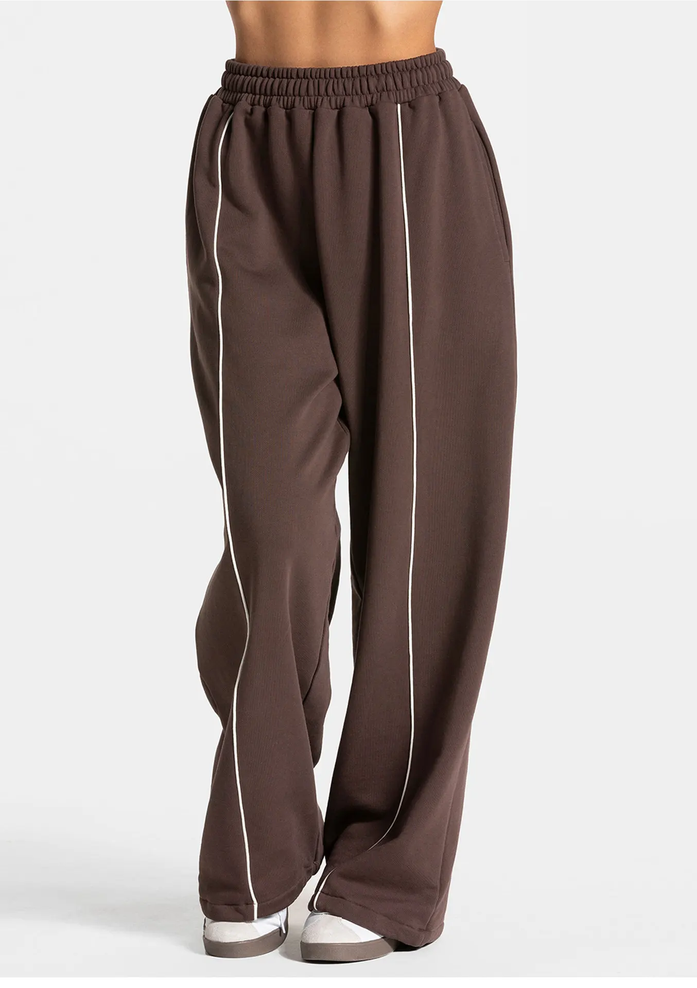 Pantalon Large Sport Femme avec Poches