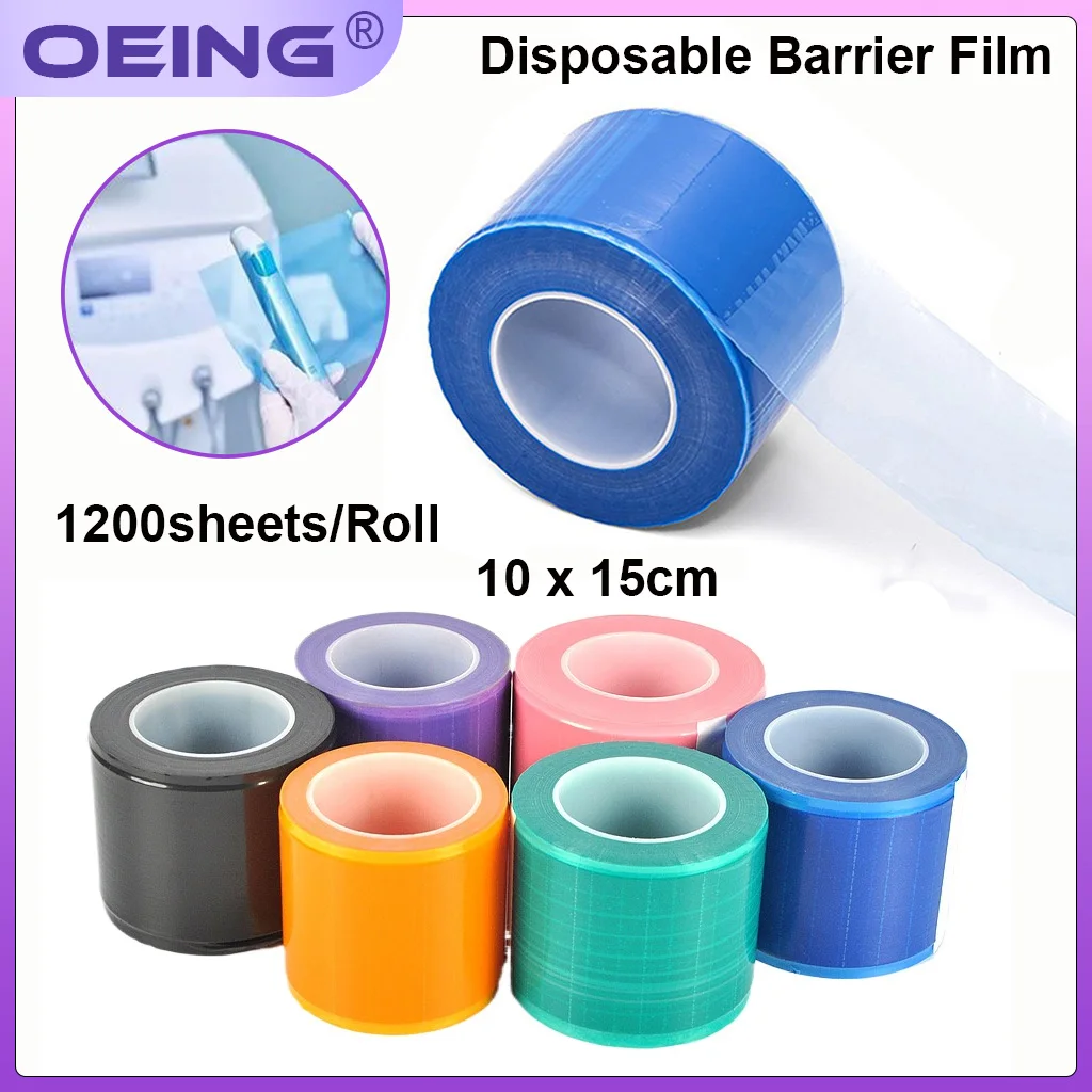 1200Pcs/Roll  Dental Protective Barrier Film Disposable Barrier Protecting Film Plastic Oral Medical Material Isolation Membrane