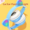 P47M Wireless Bluetooth Headset Gamer Cat LED Light Waterproof Noise Cancelling Earbuds Wireless Headphones Bluetooth Earphones 3