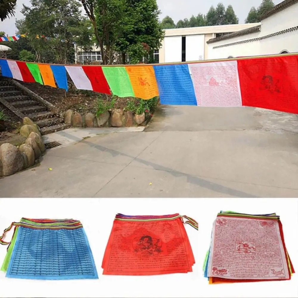 Description Picture 5 of itemBanners Accessories Color Print Tara Heart Curse Banner Scriptures Garden Flags Banners Flags Prayer Flag Religious Flags