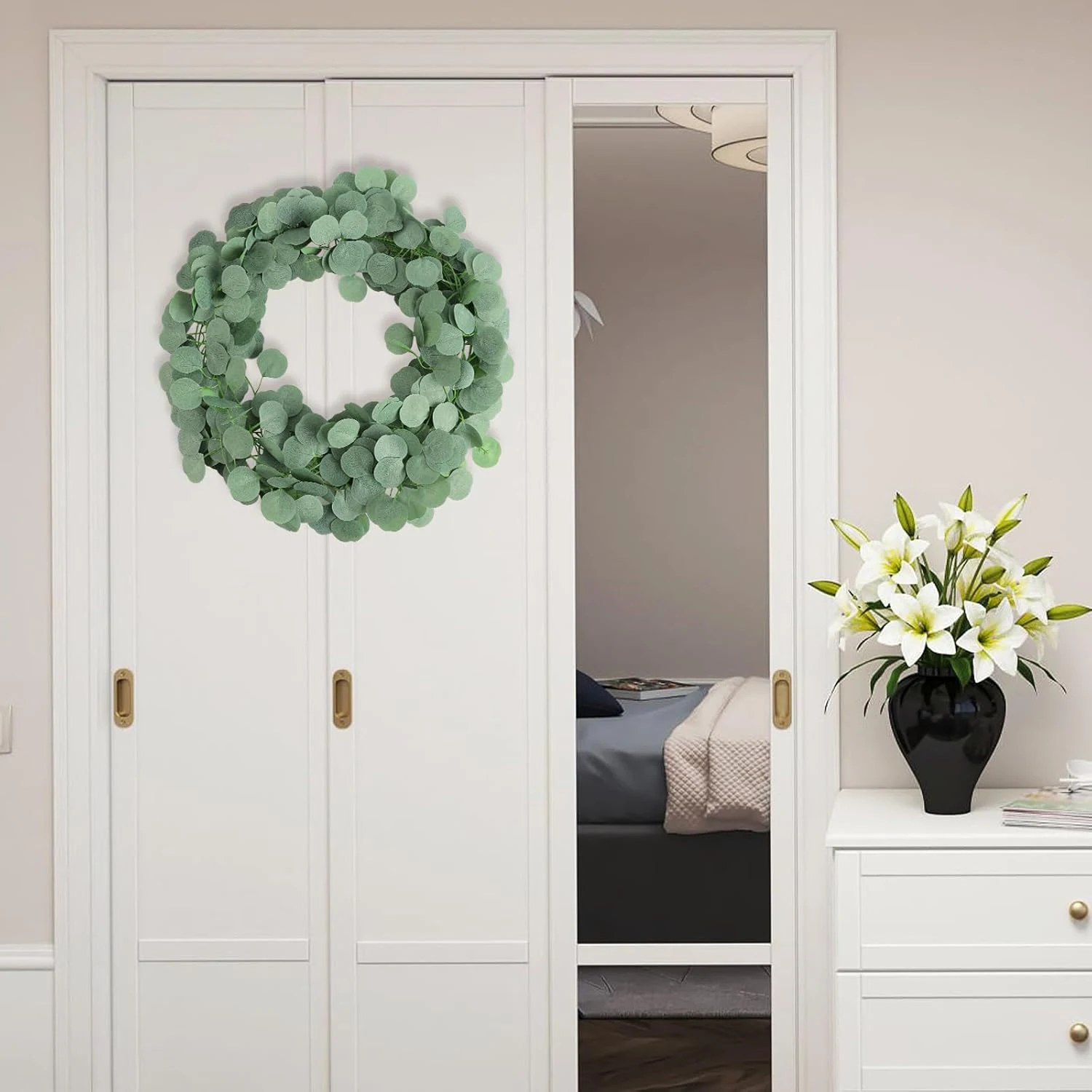 200CM Gefälschte Pflanzen Grüne Eukalyptusblätter Lvy Vine Home Room Hochzeit Tischdekoration Großhandel Diy Hängegirlande Künstliche Pflanzen – Detail 7