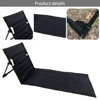 Outdoor Beach Chair Portable Folding Floor Seat with Backrest Lightweight Camping Chair Lazy Lounger For Garden Park Lawn Picnic 2