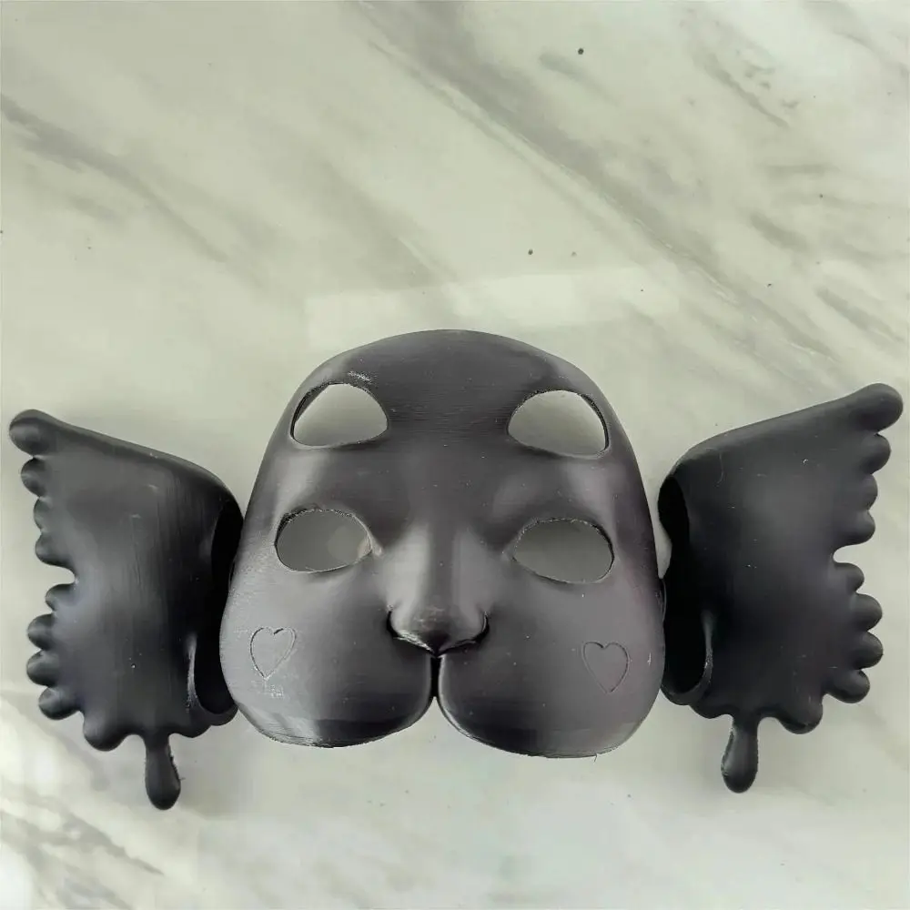 3D Printed Pink Crying Mask - Latex DIY Party Accessory Cosplay Costume