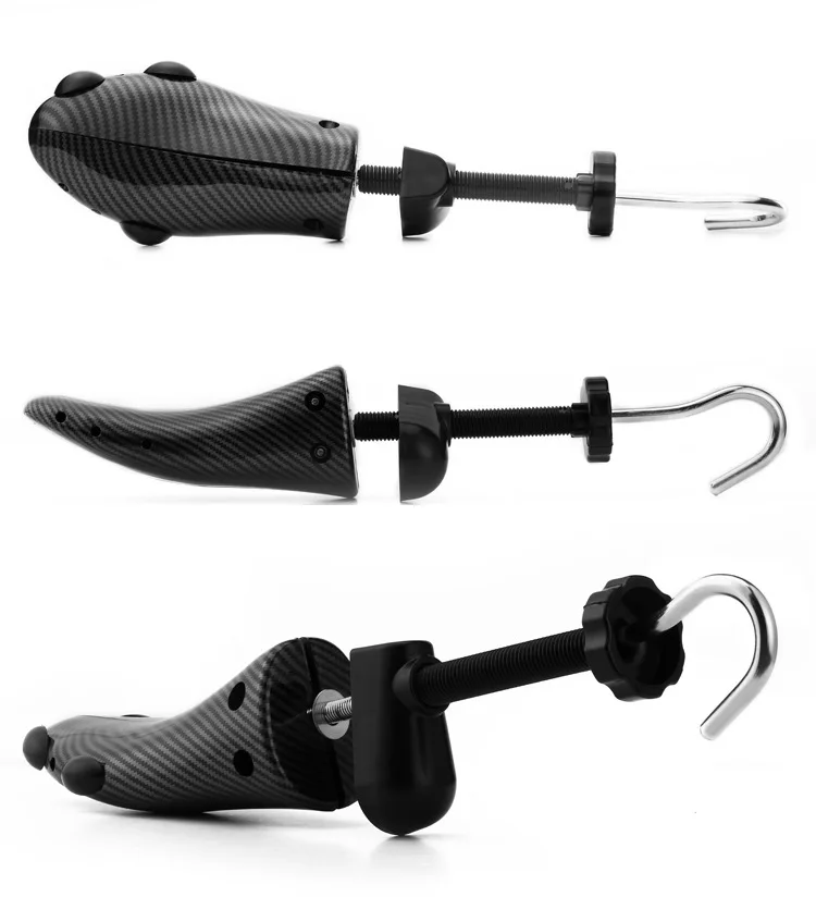 Shoe Stretcher Carbon Fiber Pattern Plastic Shoe Stretch Expander Finalize Amplifier Leather Stretcher Shoeware Last For shoe stretcher shoe accessories