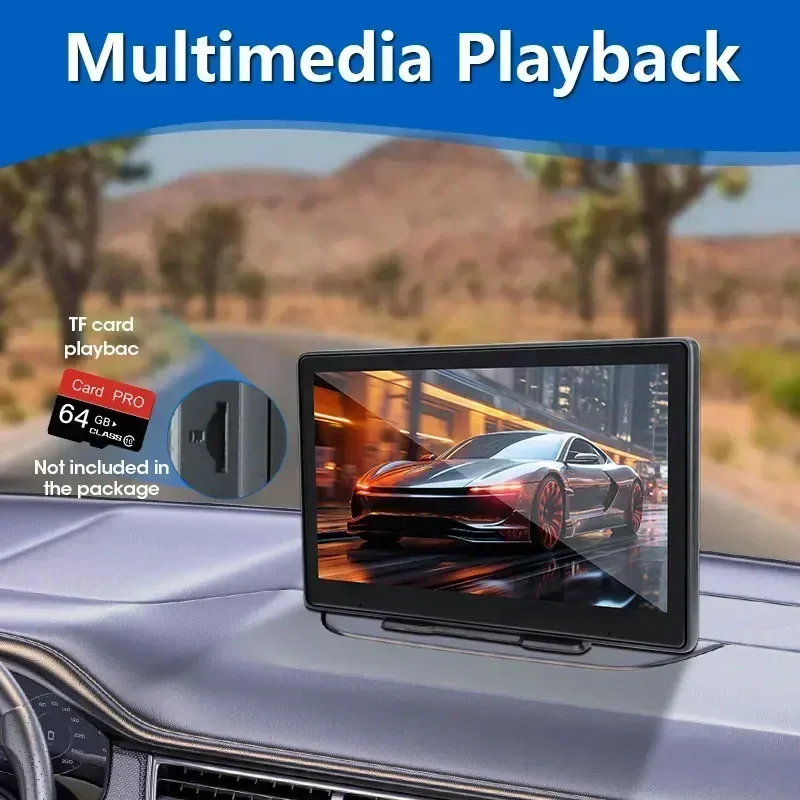 7/9/10 Inch Universal Wireless Carplay Android Auto Touch Smart Screen Multimedia Video Player Car Radio For Apple Or Android car stereo,car display,video carplay adapter,touch screen display,monitor display